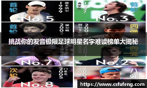 挑战你的发音极限足球明星名字难读榜单大揭秘